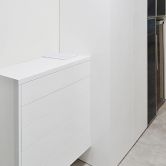 Clean, minimal design of storage space