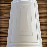 Painted arched door in high gloss